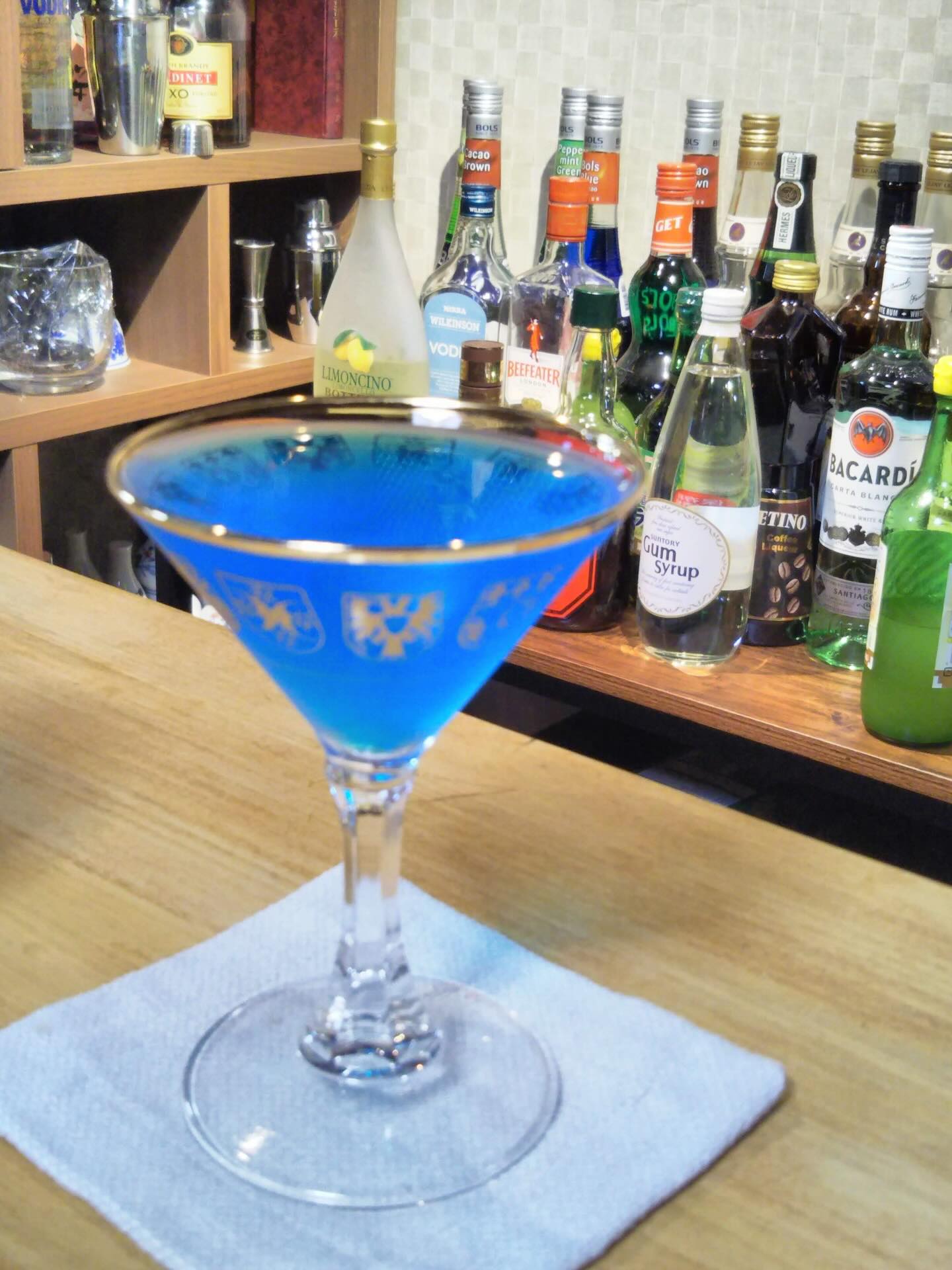 明日香のお宿キトラオリジナルのカクテル「キトラの空」